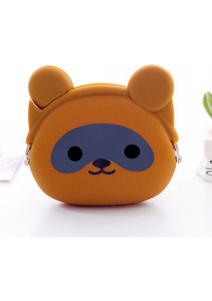 Sevimli Hayvan Mini Yumuşak Toka Kız Cüzdan Karikatür Silikon Bozuk Para Cüzdanı Çocuklar Hediye (Yurt Dışından)