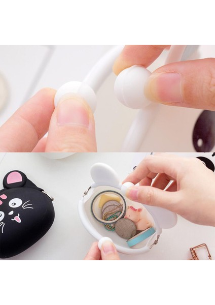 Sevimli Hayvan Mini Yumuşak Toka Kız Cüzdan Karikatür Silikon Bozuk Para Cüzdanı Çocuklar Hediye (Yurt Dışından) fırsatları