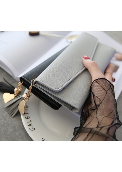 Kadın Cüzdan Telefon El Çantası Çantalar Uzun Cüzdan Kız Bayanlar Için Para Para Cebi Kart Sahibinin Püskül Cüzdan Yeni (Yurt Dışından) fiyatları