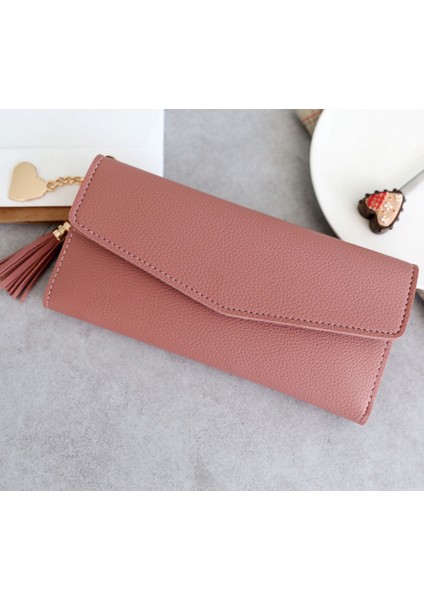 Kadın Cüzdan Telefon El Çantası Çantalar Uzun Cüzdan Kız Bayanlar Için Para Para Cebi Kart Sahibinin Püskül Cüzdan Yeni (Yurt Dışından) modelleri