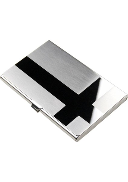 Yaratıcı Cüzdan Su Geçirmez Paslanmaz Çelik Metal Kutu Gümüş Alüminyum Iş Kimliği Kredi Kartı Tutucu Cep Kılıfı Kapak Organizatör (Yurt Dışından)