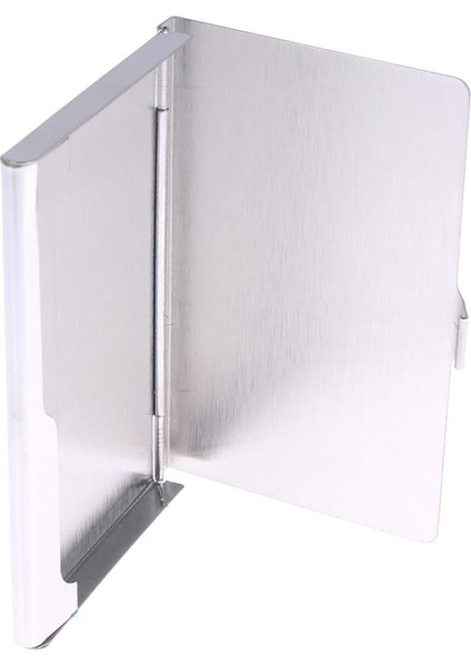 Yaratıcı Cüzdan Su Geçirmez Paslanmaz Çelik Metal Kutu Gümüş Alüminyum Iş Kimliği Kredi Kartı Tutucu Cep Kılıfı Kapak Organizatör (Yurt Dışından) fiyatları