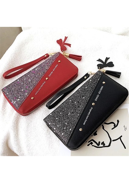 Yeni Kadın Cüzdan Bayan Çantalar Bileklik Çanta Bozuk Para Cüzdanı Fermuar Uzun Debriyaj Cüzdan Kart Tutucu Çanta Çanta Billfold Dropshiping (Yurt Dışından) fırsatları