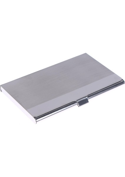 Yaratıcı Cüzdan Su Geçirmez Paslanmaz Çelik Metal Kutu Gümüş Alüminyum Iş Kimliği Kredi Kartı Tutucu Cep Kılıfı Kapak Organizatör (Yurt Dışından) fırsatları