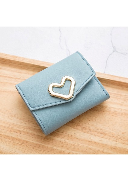 Yeni Erkek ve Kadın Cüzdanları Kısa Üç Katlı Cüzdan Iş Çoklu Kart Fermuarlı Bozuk Para Cüzdanı Cüzdan Kart Tutucu (Yurt Dışından) fırsatları