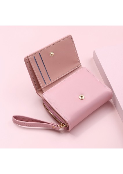 Kadınlar Için Cüzdanlar Kawaii Sevimli Cüzdan Lüks Tasarımcı Bayan Cüzdan Pembe Çanta Bayan Cüzdan Küçük Kadın Deri Cüzdan Bozuk Para Cüzdanı (Yurt Dışından)
