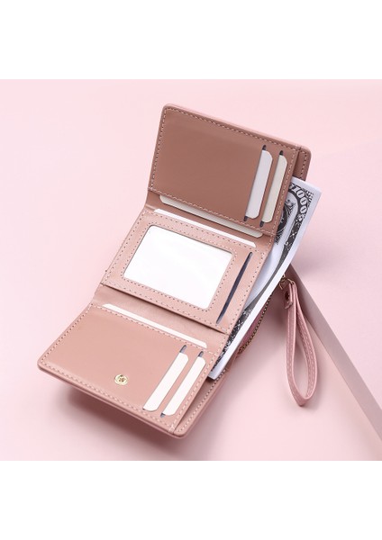 Kadınlar Için Cüzdanlar Kawaii Sevimli Cüzdan Lüks Tasarımcı Bayan Cüzdan Pembe Çanta Bayan Cüzdan Küçük Kadın Deri Cüzdan Bozuk Para Cüzdanı (Yurt Dışından)