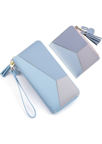 Moda Cüzdan Fermuar Bozuk Para Cüzdanı Bayan Uzun Kısa Çantalar Çanta Kadın Debriyaj Kart Tutucu Pu Deri Para Çantası Cüzdan Cüzdan (Yurt Dışından)