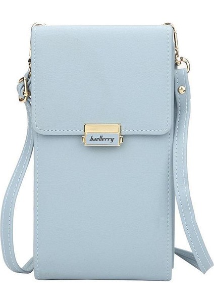 Bayan Telefon Çantası Kore Moda Çok Fonksiyonlu Omuz Crossbody Çanta Cüzdan Cüzdan Kadın Cüzdanlar Cüzdanlar Cüzdan Erkek Çanta Sikke Çanta Anahtarlık Cüzdan Küçük Cüzdan (Yurt Dışından)