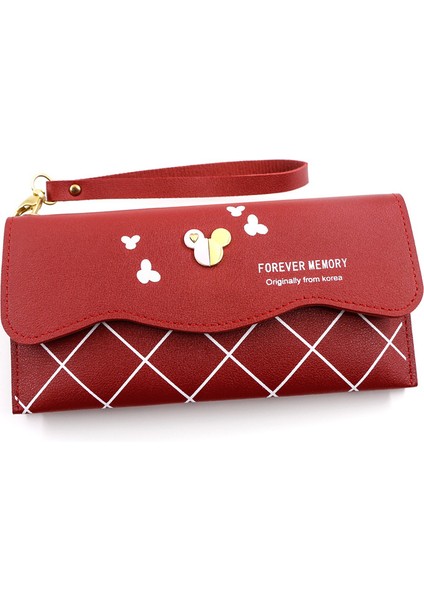 Kore Moda Bayan Uzun Cüzdan Cüzdan Basit Sevimli Bozuk Para Cüzdanı Debriyaj Karikatür Kart Çanta Çantalar Kadın Cüzdan Kadın (Yurt Dışından) indirimleri