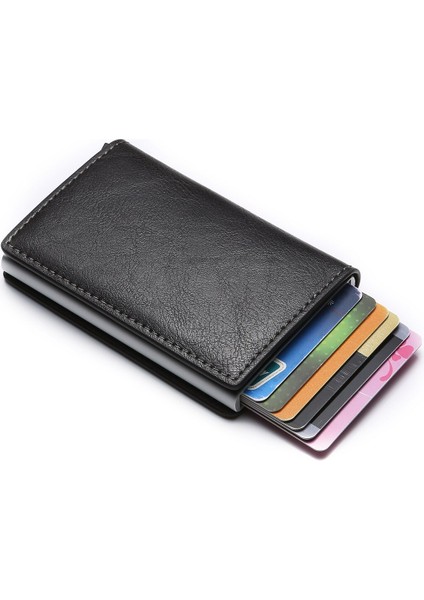 Cüzdan Kredi Kartı Tutucu Erkek Cüzdan Rfıd Kutusu Banka Kartı Tutucu Para Klipleri ile Vintage Deri Cüzdan 03 (Yurt Dışından) fiyatları