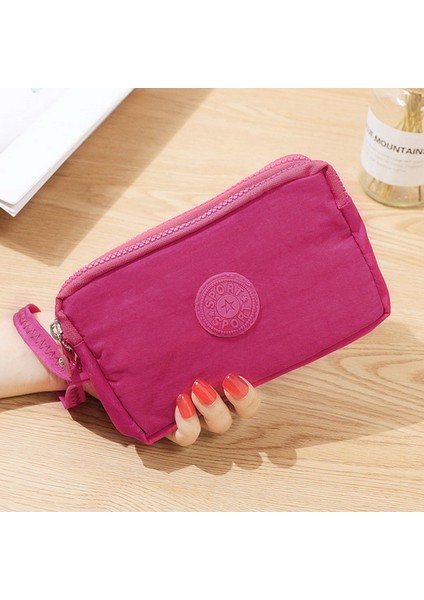 3 Fermuar Bayan Cüzdan Bayan Cüzdan Marka Manşonlar Bozuk Para Cüzdanı Kart Anahtar Cüzdan Kanvas Kısa Bayan Kız Cüzdan Çanta (Yurt Dışından) fiyatları