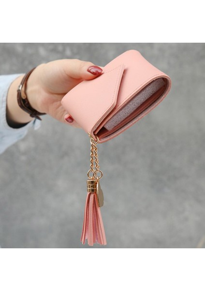 2022 Kısa Kadın Cüzdan Ücretsiz Adı Özelleştirilmiş Moda Mini Sevimli Kaliteli Kadın Cüzdan Kart Sahibinin Püskül Kolye Kadın Çanta (Yurt Dışından) modelleri