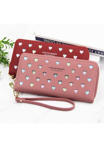 Kadınlar Için Uzun Cüzdan Fermuar Baskı Çanta Cep Telefonu Çanta Yumuşak Deri Kadın Para Çantası ile Debriyaj Bayan Çanta Oymak (Yurt Dışından) modelleri