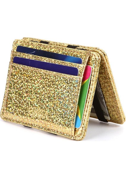 Kadın Gökkuşağı Cüzdan Sevimli Çanta Küçük Katlanır Cüzdan Kart Tutucu Bozuk Para Cüzdanı Sihirli Bozuk Para Cüzdanı Banka Kartı Yerleştirme Cüzdan (Yurt Dışından)