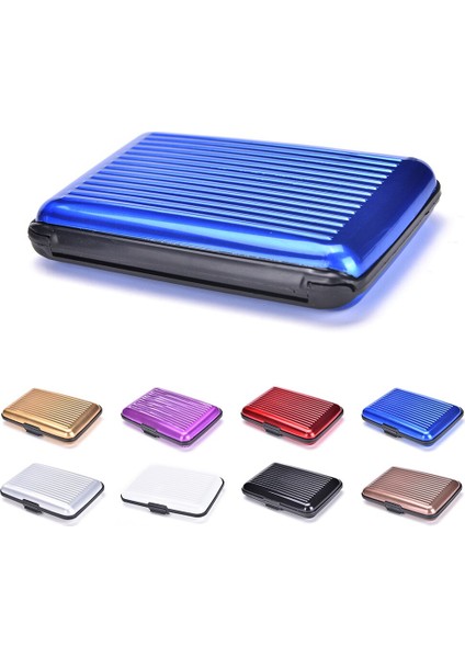 Jeti Yeni Metal Cüzdan Erkekler Iş Kimlik Kredi Kartı Tutucu Mini Bavul Banka Kartı Kartvizit Tutucu Kutusu Kasa Organizatör Erkekler Için (Yurt Dışından) modelleri