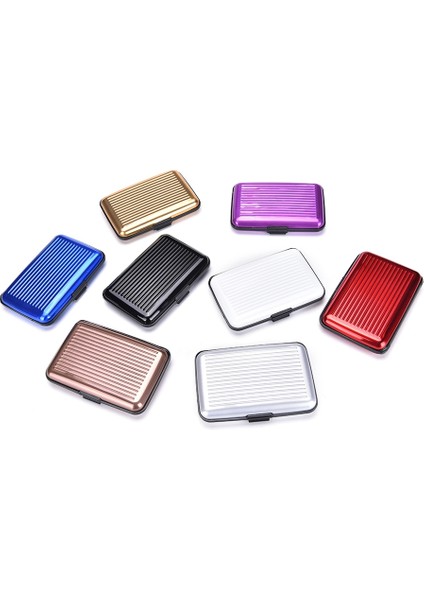 Jeti Yeni Metal Cüzdan Erkekler Iş Kimlik Kredi Kartı Tutucu Mini Bavul Banka Kartı Kartvizit Tutucu Kutusu Kasa Organizatör Erkekler Için (Yurt Dışından) fırsatları