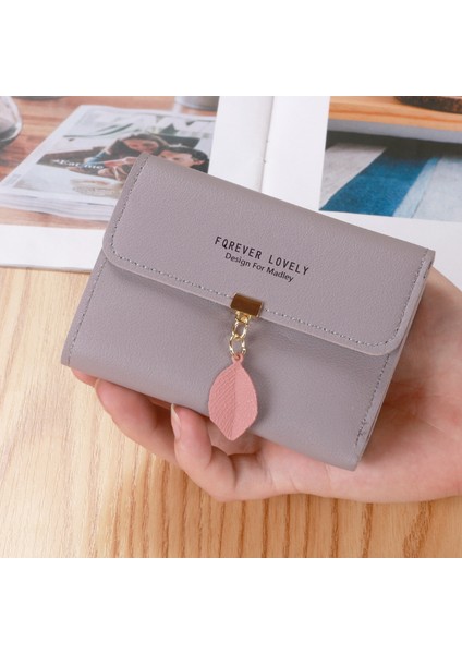 2022 Yeni Kore Tarzı Basit Küçük Cüzdan Üç Kat Bozuk Para Cüzdanı Cüzdan Kısa Bayan Cüzdanları ve Çanta Tasarımcısı Çanta (Yurt Dışından) fırsatları