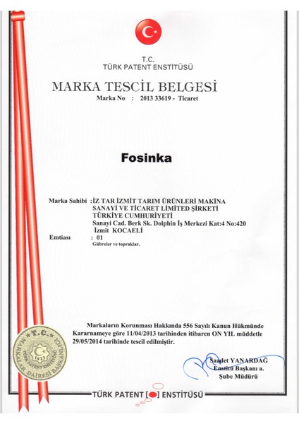 Fosinka Fosfor Potas 1 Lt