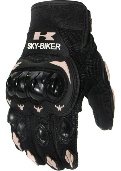 Sky Sonbahar ve Kış Dokunmatik Ekran Sıcak Motosiklet Eldivenleri (Yurt Dışından)