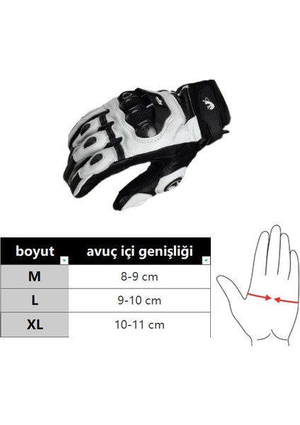 Furygan Afs -6 Karbon Fiber Yarış Eldivenleri (Yurt Dışından)