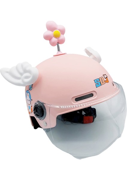 Komik Sevimli Melek Çocuk 3c Motosiklet Kask (Yurt Dışından)