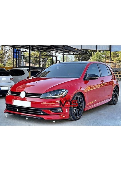 Volkswagen Golf Vw Golf 7 Ön Tampon Eki Karlık Boyasız Fiberglass Uyumlu