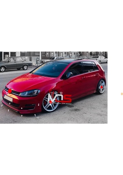 Volkswagen Golf Vw Golf 7 Ön Tampon Eki Karlık Boyasız Fiberglass Uyumlu