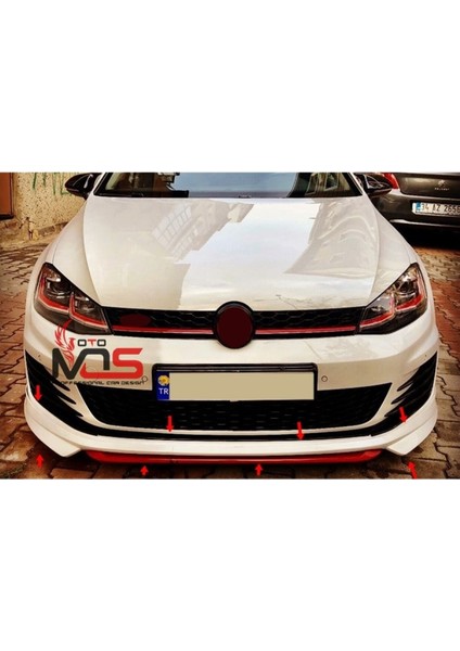 Volkswagen Golf Vw Golf 7 Ön Tampon Eki Karlık Boyasız Fiberglass Uyumlu