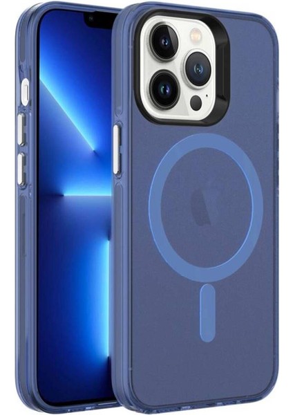 Apple iPhone 13 Pro Max Kılıf C-Pro Buzlu Transparan Magsafeli Pc Kapak