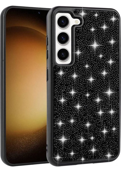 Samsung Galaxy S23 Kılıf Parlak Taşlı Diamond Kapak