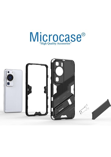 Huawei P60 / P60 Pro Matrix Serisi Armor Standlı Perfect Koruma Kılıf - Siyah AL3416 fiyatları