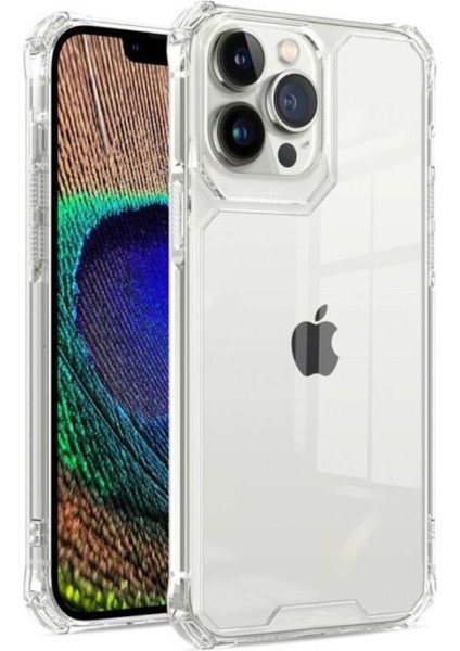 Apple iPhone 13 Pro Kılıf Alp Pc Kristal Darbe Korumalı Kapak