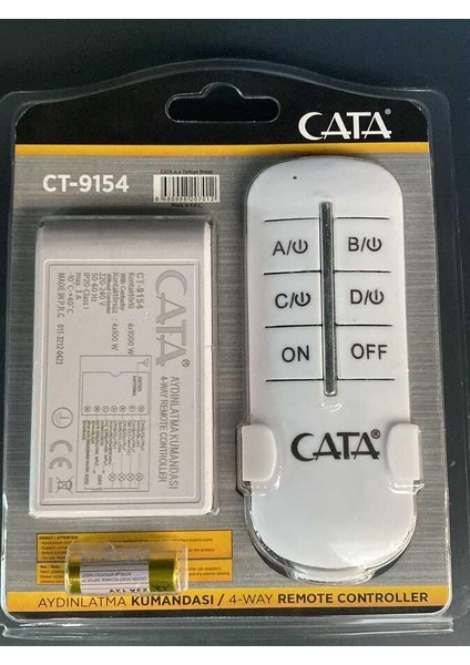 4'Lü 4x1000W Aydınlatma Kumandası CT-9154