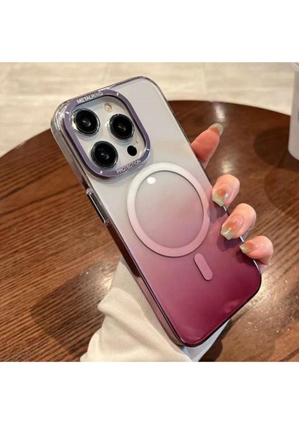 Apple iPhone 11 Pro Kılıf Alp Rainbow Magsafe Kapak