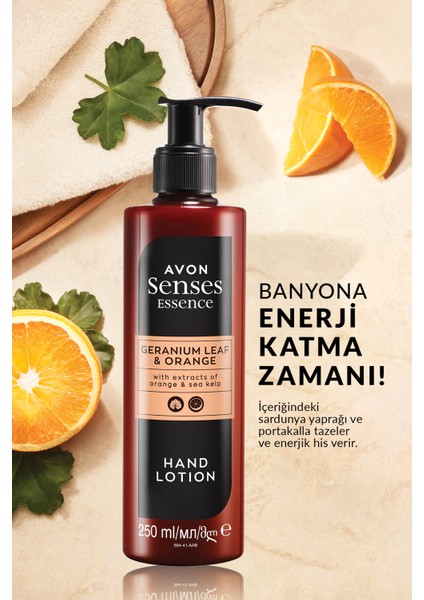 Senses Essence Sardunya Yaprağı ve Partakal Kokulu El Kremi 250 Ml. Üçlü Set