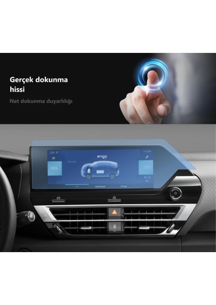 Citroen E-C4 x 10 Inç Multimedya Ekran Koruyucu Şeffaf 2024