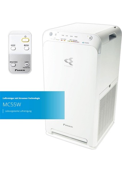 Woodhub 2 Yıl Prue Air Hava Temizleme Cihazı; MC55W; (MAX.82M2 Alan Için Uygun); (5,5m3/dak Debi) Beyaz