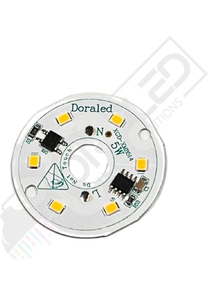 220 Volt 5 Watt Smd 5630 Ledli Led Modül Gün Işığı 10mm Delikli Çaplı 220V 7W Avize Ledi 44mm(3 Adet)