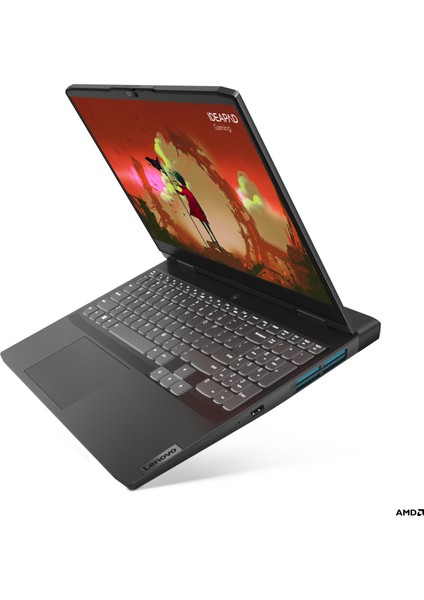 IdeaPad Gaming 3 15ARH7 AMD Ryzen 5 7535HS 16GB 512GB SSD RTX3050 Freedos 15.6" FHD Taşınabilir Bilgisayar 82SB00KPTX