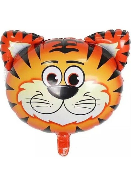 Kaplan Figürli Hayvan Folyo Balon 55X55 cm