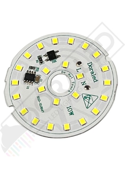 220 Volt 10 Watt SMD 5630 Ledli Hazır Led Modül Beyaz 56MM (3 Adet)