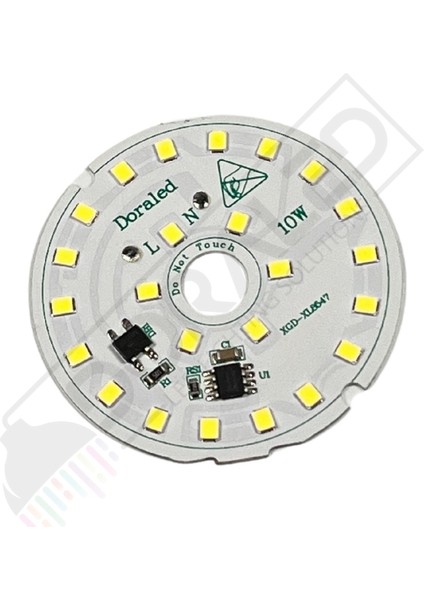 220 Volt 10 Watt SMD 5630 Ledli Hazır Led Modül Beyaz 56MM (3 Adet)
