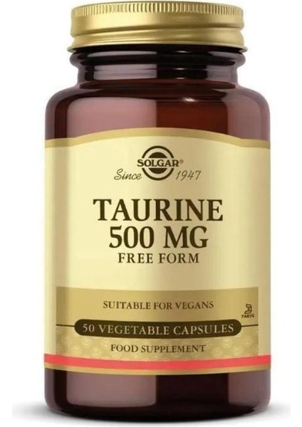 Taurine 500 Mg Aptekar Healthcare