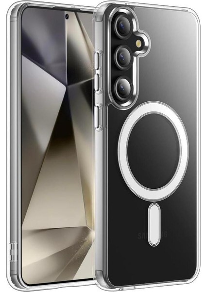 Samsung Galaxy S24 Kılıf Manyetik Şarj Şarj Özellikli Tacsafe Kılıf