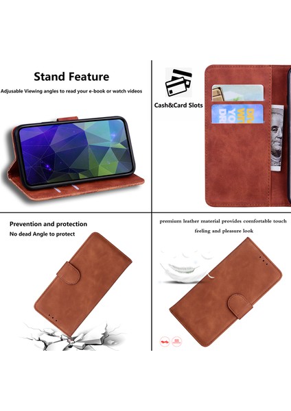 Xiaomi Redmi Note 13 5g Deri Kılıf Cüzdan Flip Kapak (Yurt Dışından)