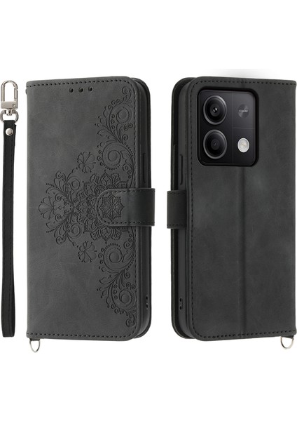 Xiaomi Redmi Note 13 5g Deri Telefon Kılıfı 2 Kayış (Yurt Dışından)