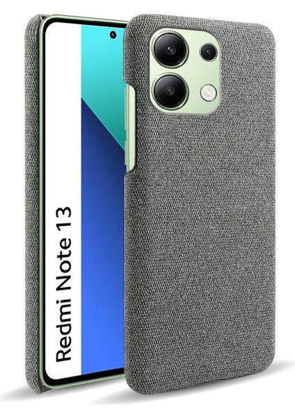 Xiaomi Redmi Note 13 4g Sert Pc+Kumaş Anti-Kayma Kapağı (Yurt Dışından)