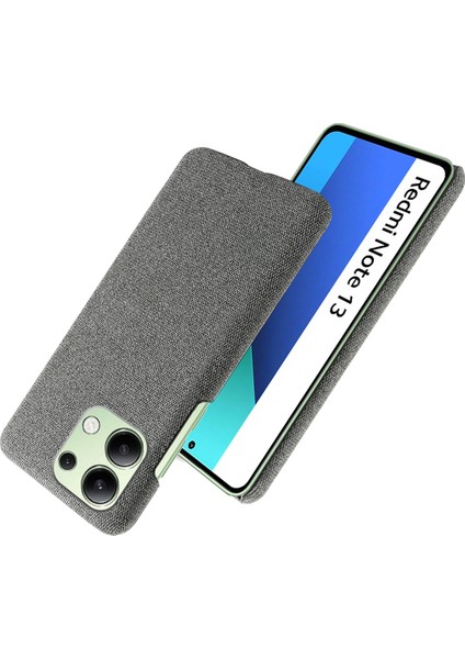 Xiaomi Redmi Note 13 4g Sert Pc+Kumaş Anti-Kayma Kapağı (Yurt Dışından) fiyatları