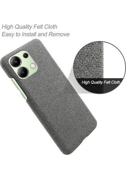 Xiaomi Redmi Note 13 4g Sert Pc+Kumaş Anti-Kayma Kapağı (Yurt Dışından) fırsatları